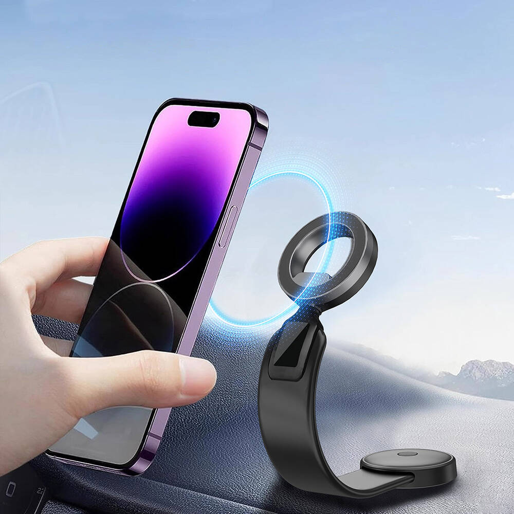Wiwu Wi-CH053 Mago Serisi Magnetik M-safe Uyumlu Bükülebilen Eğimi ve Düz Zemin Araç Telefon Tutacağı Wiwu Wi-CH053 Mago Serisi Magnetik M-safe Uyumlu Bükülebilen Eğimi ve Düz Zemin Araç Telefon Tutacağı